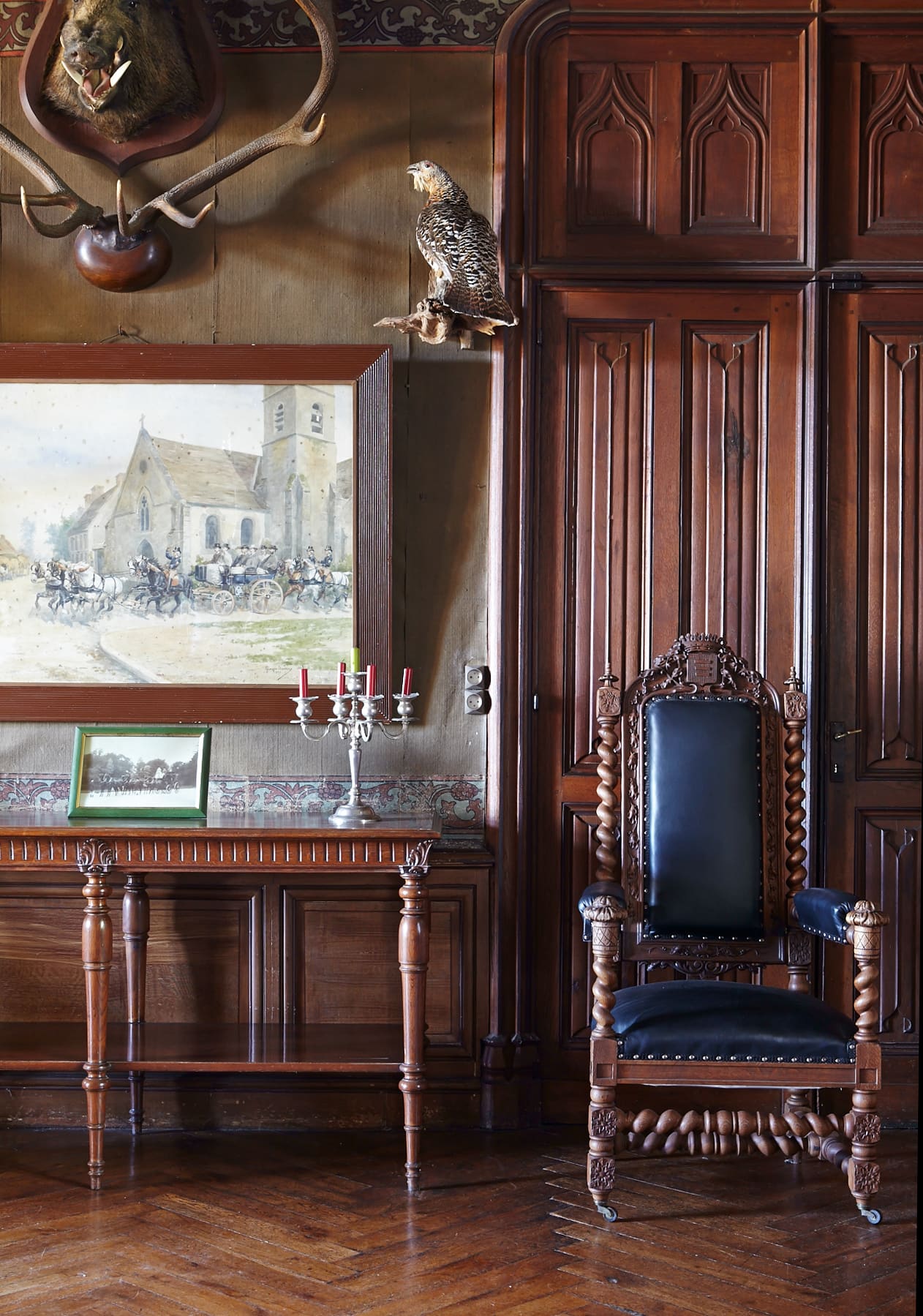 Art mobilier trophees chasse montresor