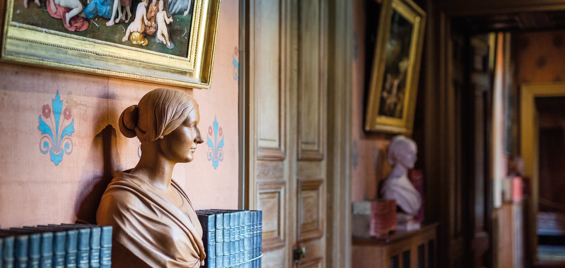 Chateau montresor buste livres